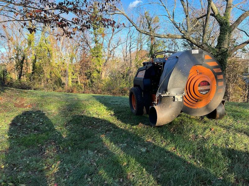Leaf loader for fall cleanups
